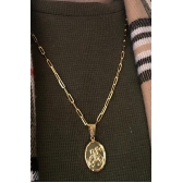 Pingente São Jorge Banhado em Ouro 18k