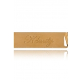 Pulseira Personalizada com Nome Chapado Folheado em Ouro 18K