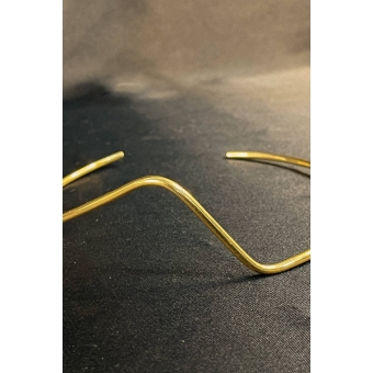 Choker Aro Torneado Banhado em Ouro 18k