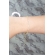 Pulseira de Corrente de Strass Banhado a Ouro 18k