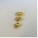 Trio de Argolinhas Com Zirconia Banhado em Ouro 18k