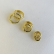 Trio de Argolinhas Com Zirconia Banhado em Ouro 18k