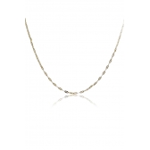 Colar Cumprido com Mini Elos Banhado em Ouro 18k