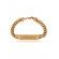 Pulseira Personalizada com Nome Chapado Folheado em Ouro 18K