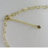 Tornozeleira com Corrente de Corações Pequenos Banhado em Ouro 18k