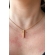 Colar com Cruz Lisa Banhado em Ouro 18k