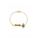 Pulseira Personalizada Chapada Com Nome e Desenho Folheado em Ouro 18k Personagem Unicórnio