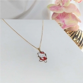 Colar Personalizado Hello Kitty Folheado em Ouro 18k