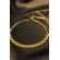 Pulseira com Fecho Regulável e corrente Trabalhada Banhado em Ouro 18k