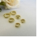 Trio de Argolinhas Com Zirconia Banhado em Ouro 18k