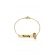 Pulseira Personalizada Chapada Com Nome e Desenho Folheado em Ouro 18k Personagem Ana