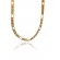 Pulseira Corrente com Elo Sequenciado Banhado em Ouro 18K MASCULINA