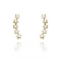 Brinco Ear Cuff Estrelas Pequenas Banhado em Ouro 18k