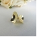 Brinco Coração Oval Banhado em Ouro 18k