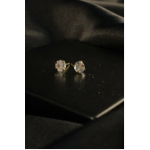 Brinco Pequeno Ponto de Luz Banhado em Ouro 18k