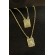 Escapulário com Mini Medalhas Banhado em Ouro 18k