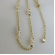 Colar com Corrente de Mini Pérolas Banhado em Ouro 18k