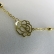Colar Longo com Bolinha e Flor Banhado em Ouro 18k