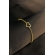 Pulseira Com Pingente De Coração Em Zircônias Coloridas Banhado em Ouro 18k