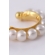 Piercing Fake com Pérolas Banhado em Ouro 18k