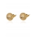 Brinco de Bola Trabalhada Banhado em Ouro 18k