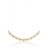 Choker com Corrente de Mini Pérolas Banhado em Ouro 18k