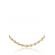 Choker com Corrente de Mini Pérolas Banhado em Ouro 18k