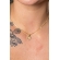 Colar Com Pingente Do Mickey De Zircônia Colorida Banhado em Ouro 18k