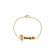 Pulseira Personalizada Chapada Com Nome e Desenho Folheado em Ouro 18k Personagem Hello Kitty