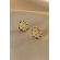 Brinco Coração Com Zircônias Colorida e Árvore da Vida Banhado em Ouro 18k