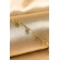 Pulseira com Pequenos Pingentes de Árvore da Vida Banhado em Ouro 18k