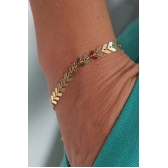 Pulseira Escama De Peixe Banhado em Ouro 18k