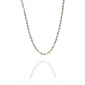 Pulseira de Corrente de Strass Banhado a Ouro 18k