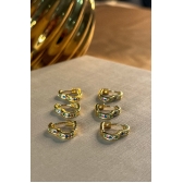 Brinco De Coração Com Micro Zircônia Incrustada Banhado em Ouro 18k