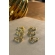 Brinco De Coração Com Micro Zircônia Incrustada Banhado em Ouro 18k