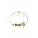 Pulseira Personalizada Chapada Com Nome e Desenho Folheado em Ouro 18k Personagem Unicórnio