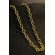 Choker Corrente Com Elos Ovalados Banhado em Ouro 18k