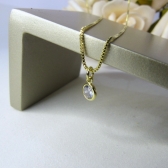 Choker Com Ponto De Luz Banhado em Ouro 18k