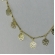 Colar com Corrente com Mini Flores Banhado em Ouro 18k
