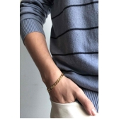 Pulseira Corrente Banhado em Ouro 18k