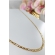 Colar Corrente com Elos Sequenciados Banhado em Ouro 18k MASCULINO
