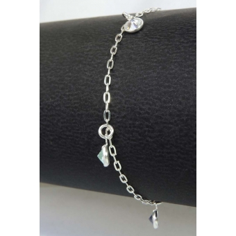 Pulseira Zircônias Coloridas em Prata 925