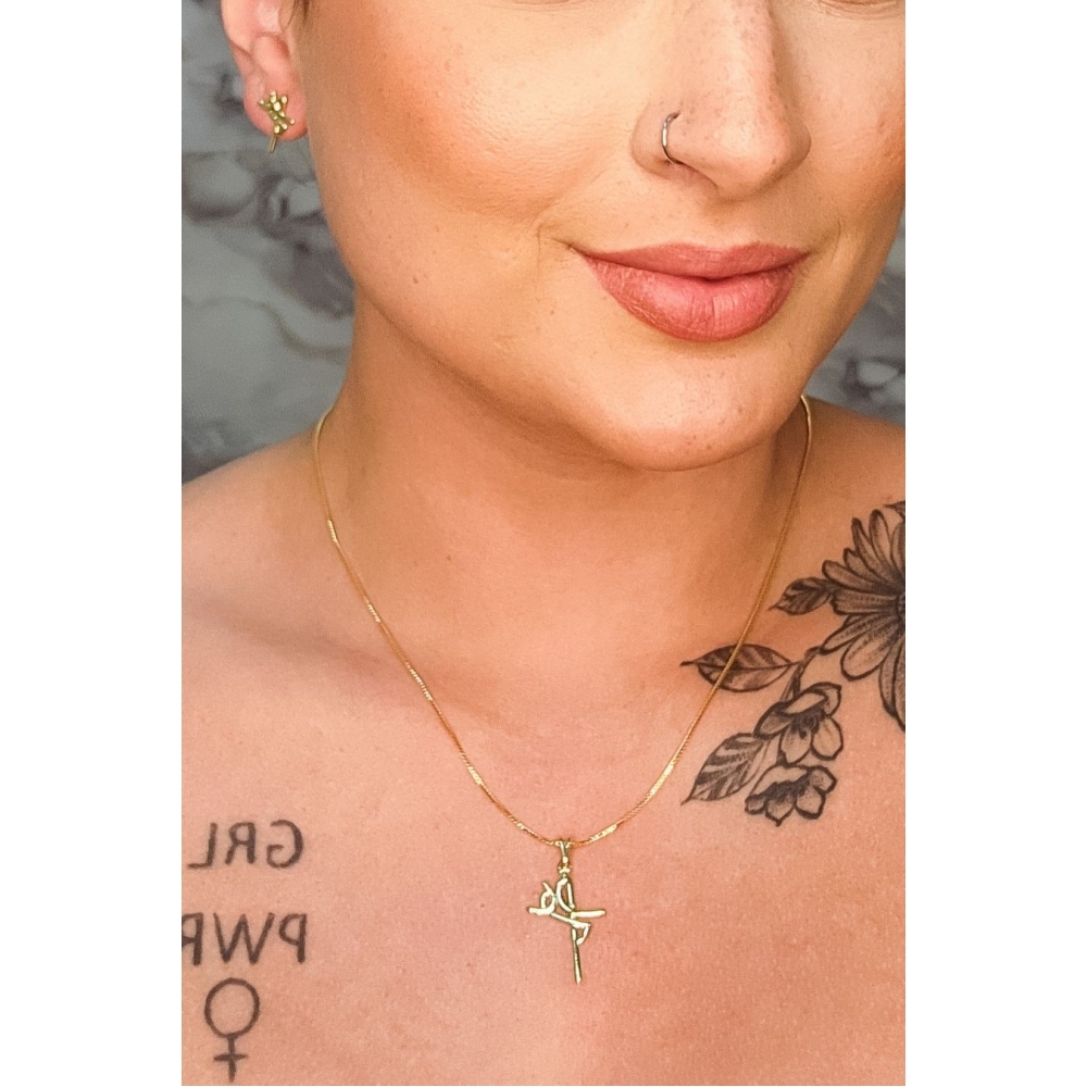 Conjunto da Fé Banhado em Ouro 18k