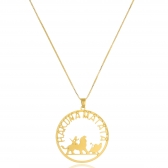 Colar Personalizado Hakuna Matata Folheado em Ouro 18k