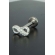 Piercing Símbolo do Infinito com Mini Zircônia em Prata 925