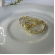 Brinco Argola Média com Vazados Ovais Banhado em Ouro 18k