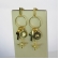 Brinco com Pingentes Religiosos Banhado em Ouro 18k