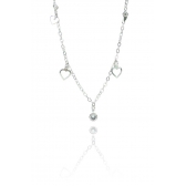 Pulseira com Coração e Zircônia em Prata 925