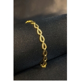 Pulseira Corrente De Gota Banhado em Ouro 18k