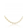 Choker com Folhas Banhado em Ouro 18k